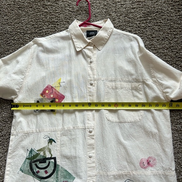Painted 100% cotton shirt. - Picture 8 of 9